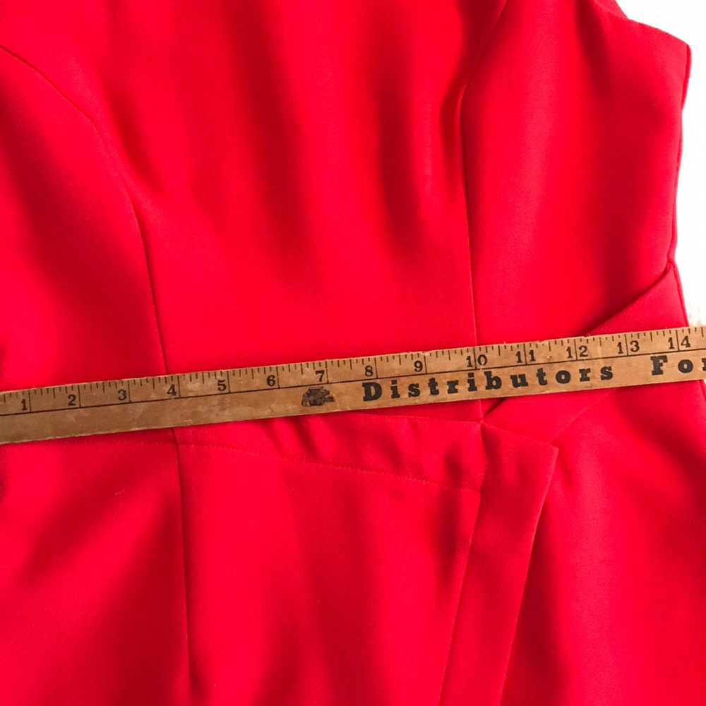 Red TopShop dress nwot, size 4 - Picture 6 of 7